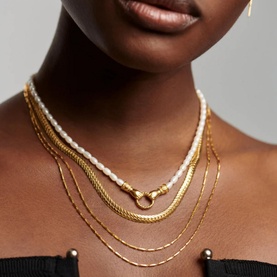 Harris Reed In Good Hands Pearl Necklace