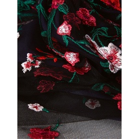 Sloane Mesh Ditsy Floral Dress