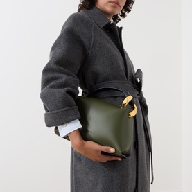 Corner Leather Crossbody Bag