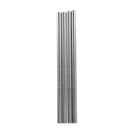 Four Piece Stainless Steel Short Straws 