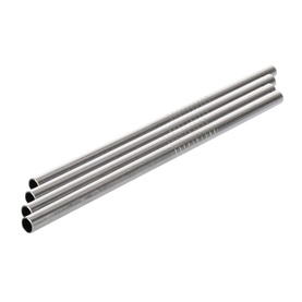 Four Piece Stainless Steel Short Straws 