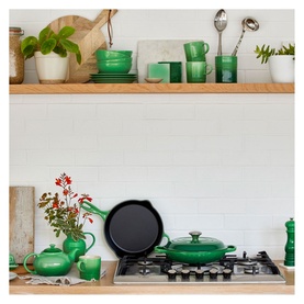 Signature Cast Iron Frying Pan With Metal Handle 23cm