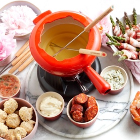 Cast Iron Fondue Set Mode