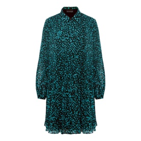 Ella Printed Pleated Mini Dress