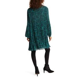 Ella Printed Pleated Mini Dress