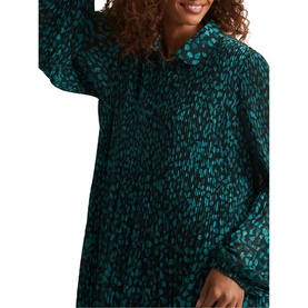 Ella Printed Pleated Mini Dress