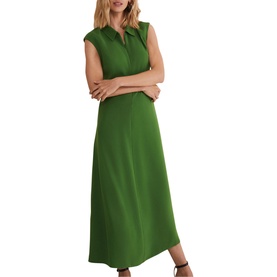 Janine Collared Midi Dress
