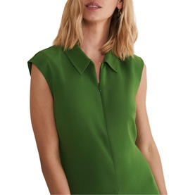 Janine Collared Midi Dress