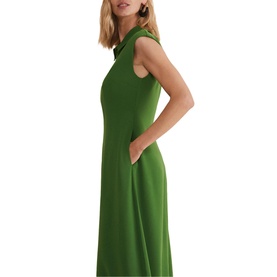Janine Collared Midi Dress