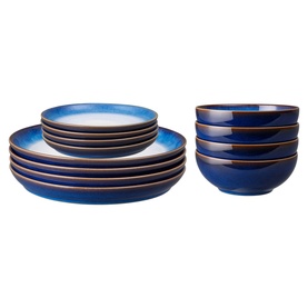 Blue Haze 12-Piece Coupe Tableware Set