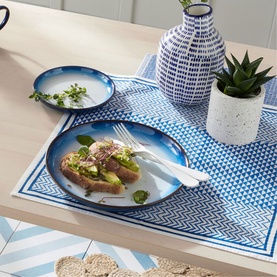 Blue Haze 12-Piece Coupe Tableware Set