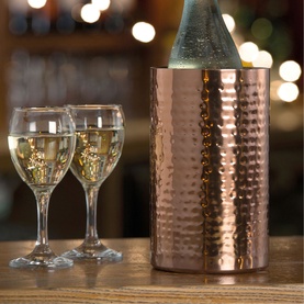 Wine Cooler Hammered Copper