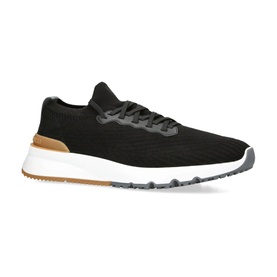 Knit Lace-Up Trainer