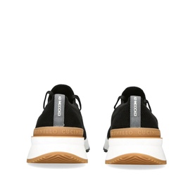 Knit Lace-Up Trainer