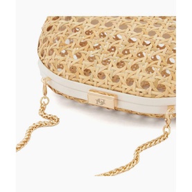 Elated Small Rattan Clutch Bag
