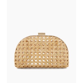 Elated Small Rattan Clutch Bag