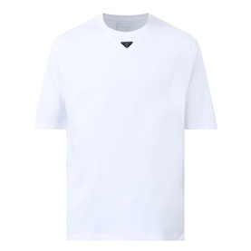 Short-Sleeve Crew Neck Cotton T-Shirt