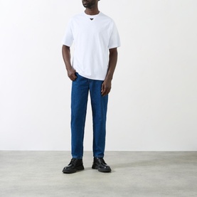 Short-Sleeve Crew Neck Cotton T-Shirt