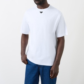 Short-Sleeve Crew Neck Cotton T-Shirt