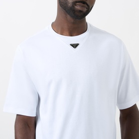 Short-Sleeve Crew Neck Cotton T-Shirt