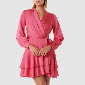 Mikayla Satin Mini Dress