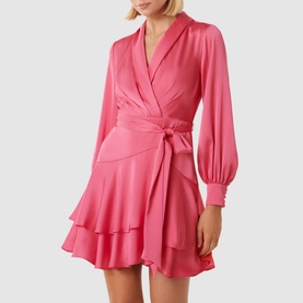 Mikayla Satin Mini Dress
