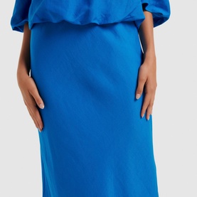 Molly Bias-Cut Midi Skirt