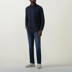 Federal Mid-Rise Straight Leg Jeans