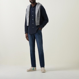 Federal Mid-Rise Straight Leg Jeans