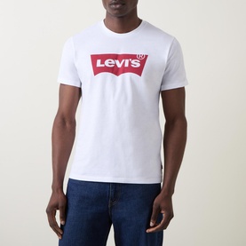 Batwing Logo Crew Neck T Shirt