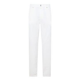 Gabardine Five-Pocket Jeans