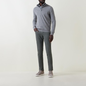 Oasi Half-Zip Cashmere Sweater