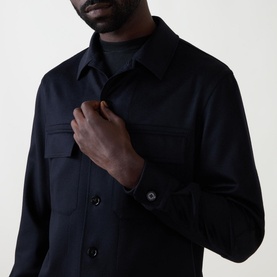 Oasi Button-Up Cashmere Overshirt