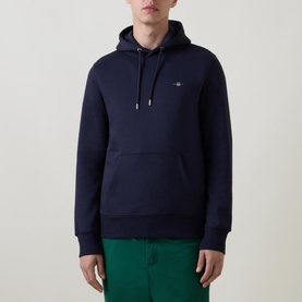 Shield Logo Drawstring Hoodie