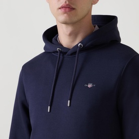 Shield Logo Drawstring Hoodie