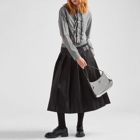 Cleo Brushed Leather Shoulder Bag