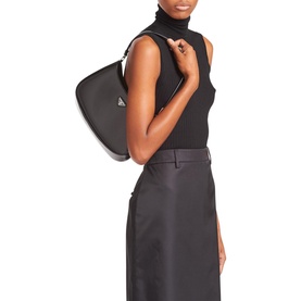 Cleo Brushed Leather Shoulder Bag