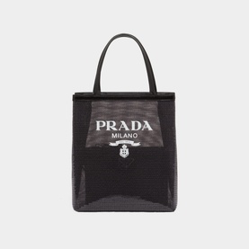 Small Sequin Mesh Tote Bag