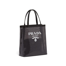 Small Sequin Mesh Tote Bag