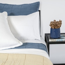 300 Thread Count Cotton Sateen Fitted Sheet White