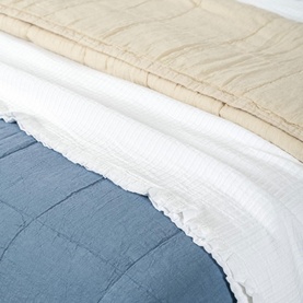 300 Thread Count Cotton Sateen Sheet Set White
