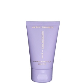 HAIR BY SAM MCKNIGHT Happy Endings Nourishing Balm in a lilac tube, 30ml travel size