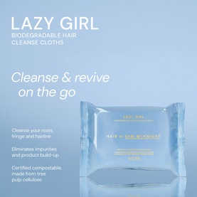 Lazy Girl Biodegradable Hair Cleanse Cloths