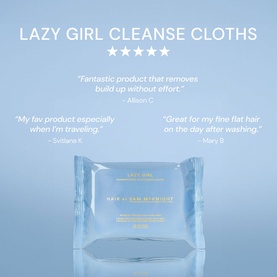 Lazy Girl Biodegradable Hair Cleanse Cloths
