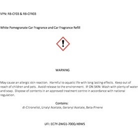 Car Fragrance Dispenser - White Pomegranete