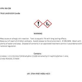 True Lavender Luxury Candle & Lid