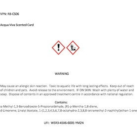 Acqua Viva Scented Card