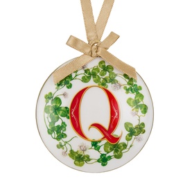 Enamel Letter Q Decoration