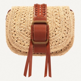 Raphia Teddy Bag