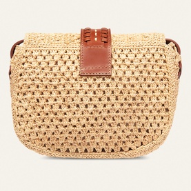 Raphia Teddy Bag